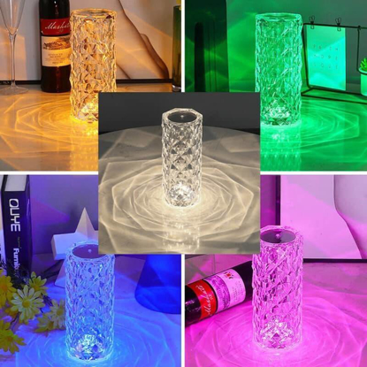 تصویر از چراغ خواب استوانه