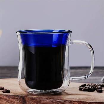 تصویر از لیوان دوجداره کاربنی