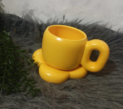 تصویر از ماگ بازیر طرح گل