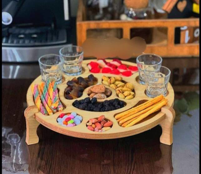 تصویر از مزه خوری شات گرد