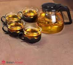 تصویر از قوری فنجان پیرکس