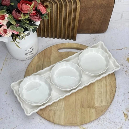 تصویر از اردوخوری4پارچه گرد  کد48