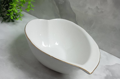 تصویر از کاسه قلب خط طلا