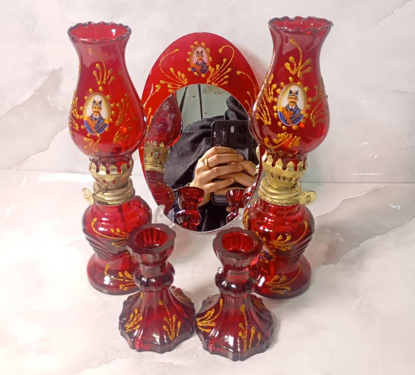 تصویر از اینه شمعدون