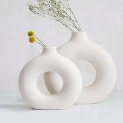 تصویر از گلدان دونات