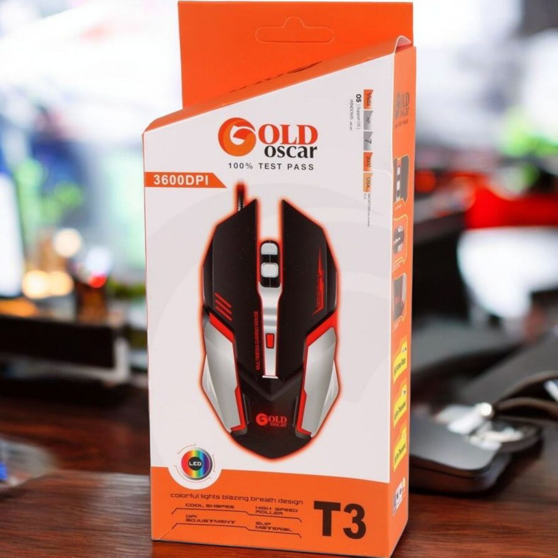 تصویر از موس گیمینگ سیم دار t3